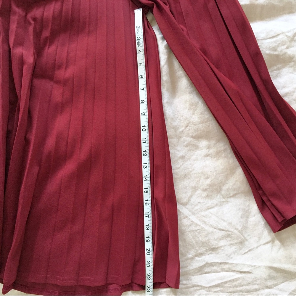 Oak + Fort Elastic Waist Pleated Pants - Picture 7 of 8